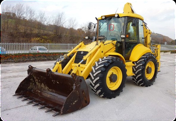 Аренда экскаватора New Holland LB115 для копки котлованов
