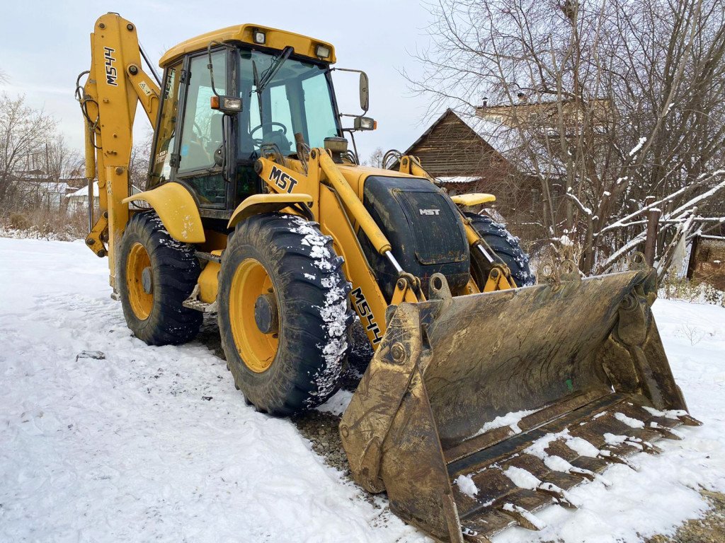 Экскаватор погрузчик услуги, аренда