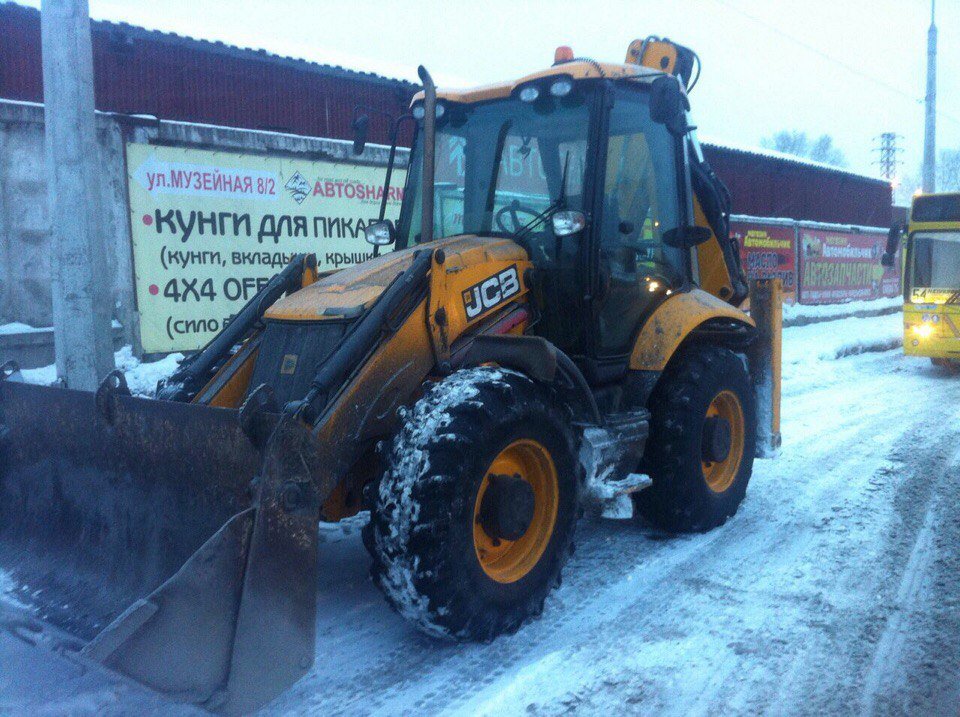 Услуги зксковатора-погрузчика JCB