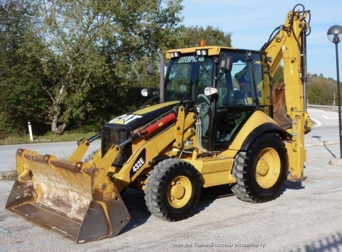 Аренда экскаватора погрузчика CAT 432E