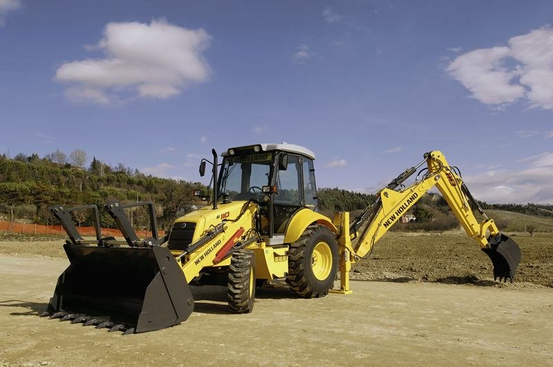 Аренда экскаватора погрузчика NewHolland