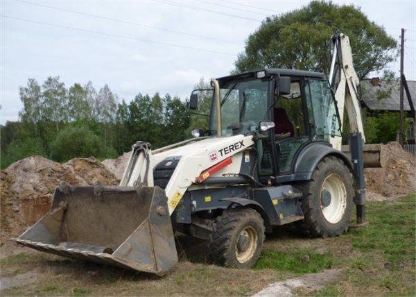 Аренда, услуги экскаватора-погрузчика Terex 820