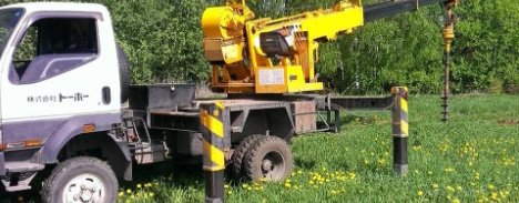 Аренда ямобура в городе
