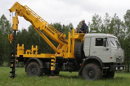 Услуги ямобура на базе Камаза