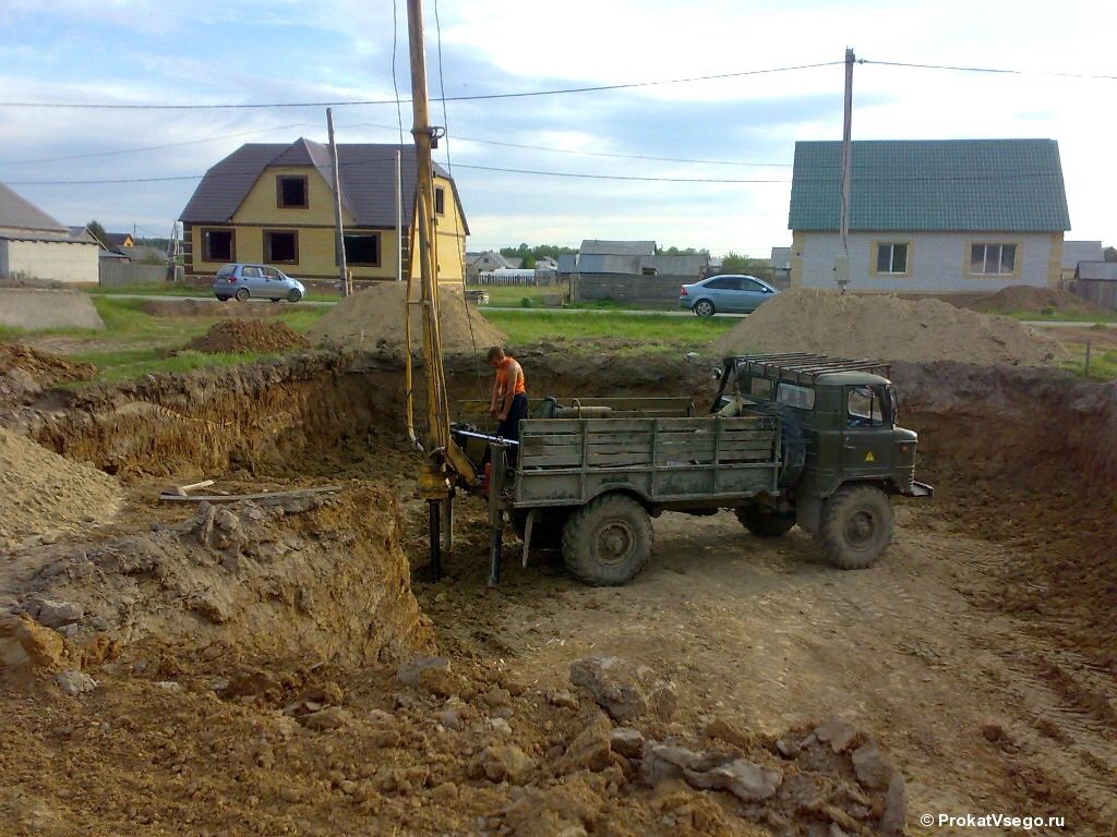 Услуги ямобура Газ 66