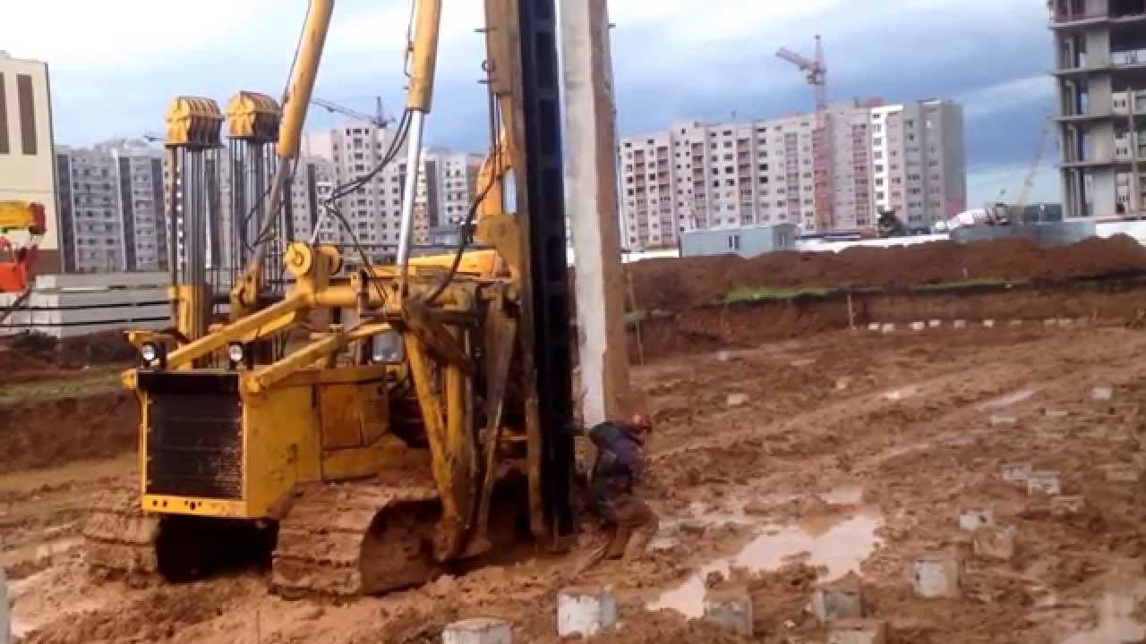 Погружение / забивка свай 300*300 350*350 400