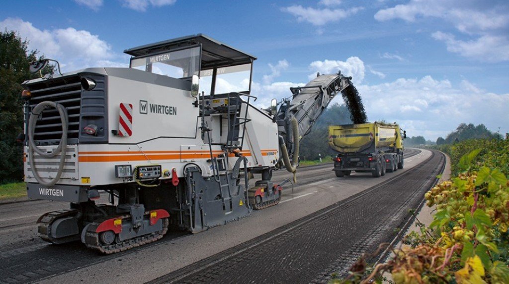 Аренда дорожной фрезы для асфальта WIRTGEN