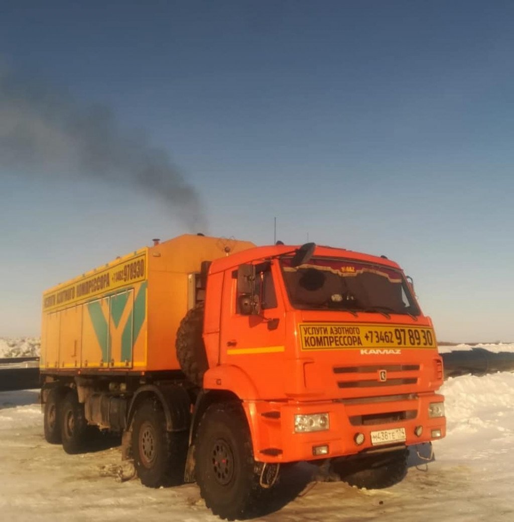 Услуги азотного компрессора