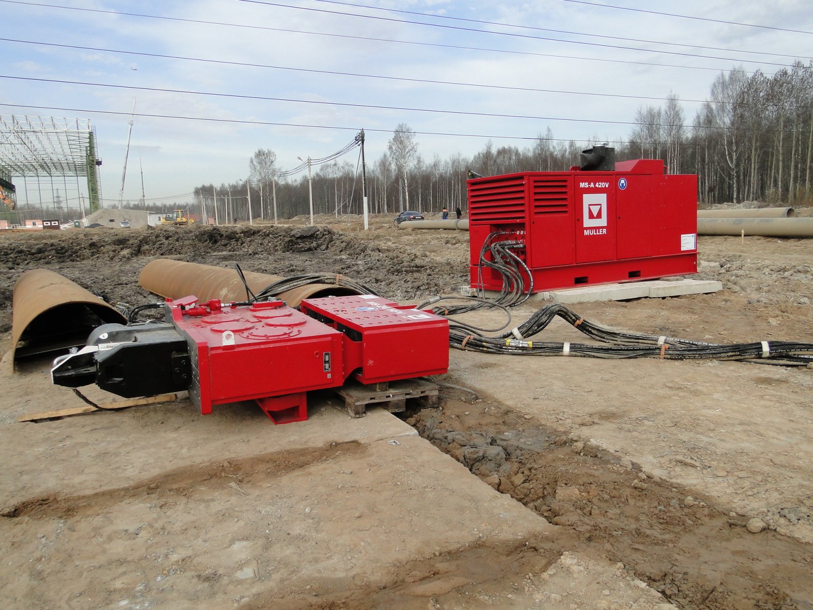 Вибропогружатель Muller MS-24 HFV