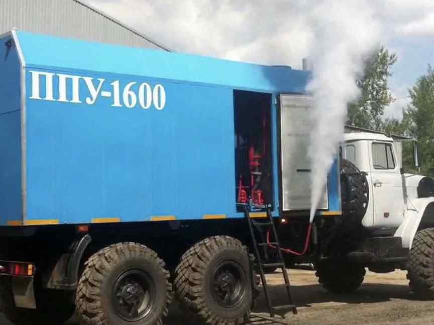 Аренда ППУ 1600 / 100, Паровая передвижная установка