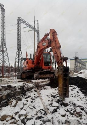 Сдам экскаватор doosan 225 с гидромолотом