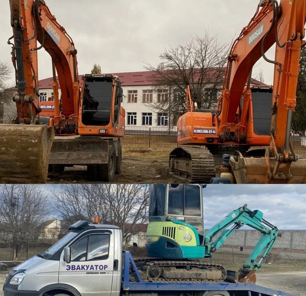Экскаватор. Гидромолот, амфибия экскаватор