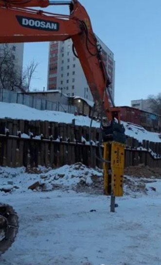 Размельчение твердых поверхностей грунта