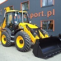 Гидромолот на базе экскаватора-погрузчика JCB