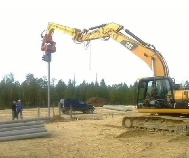 Услуги экскаватора с гидромолотом
